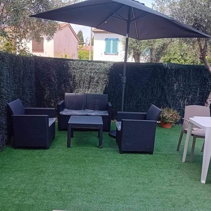 Studio Cosy Terrasse Front Mer Cagnes-sur-Mer Zewnętrze zdjęcie