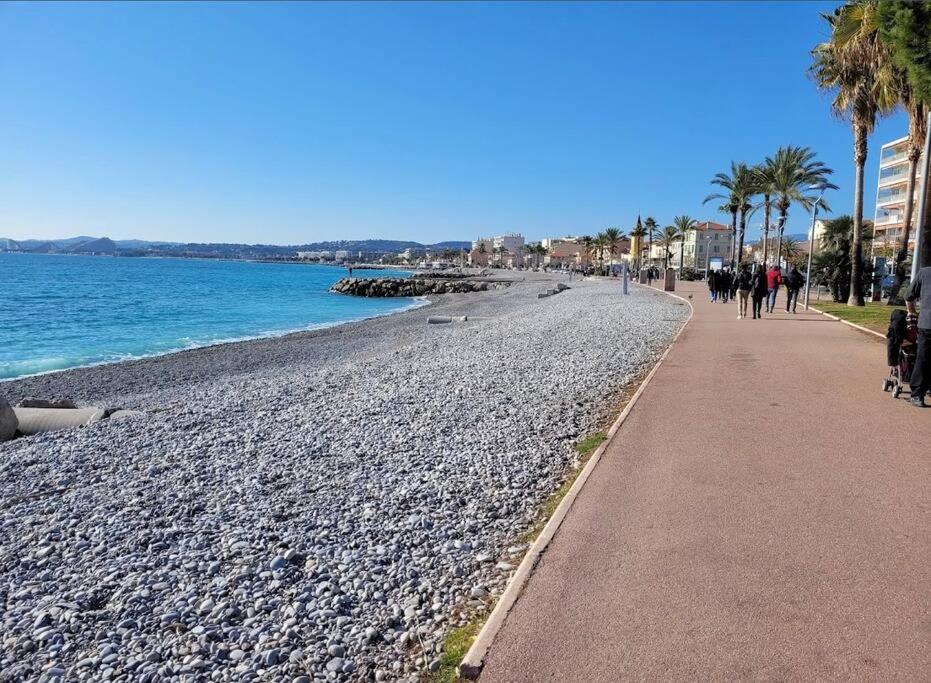 Studio Cosy Terrasse Front Mer Cagnes-sur-Mer Zewnętrze zdjęcie